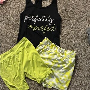 Perfectly Imperfect Kids Pajama Set - Black and Yellow